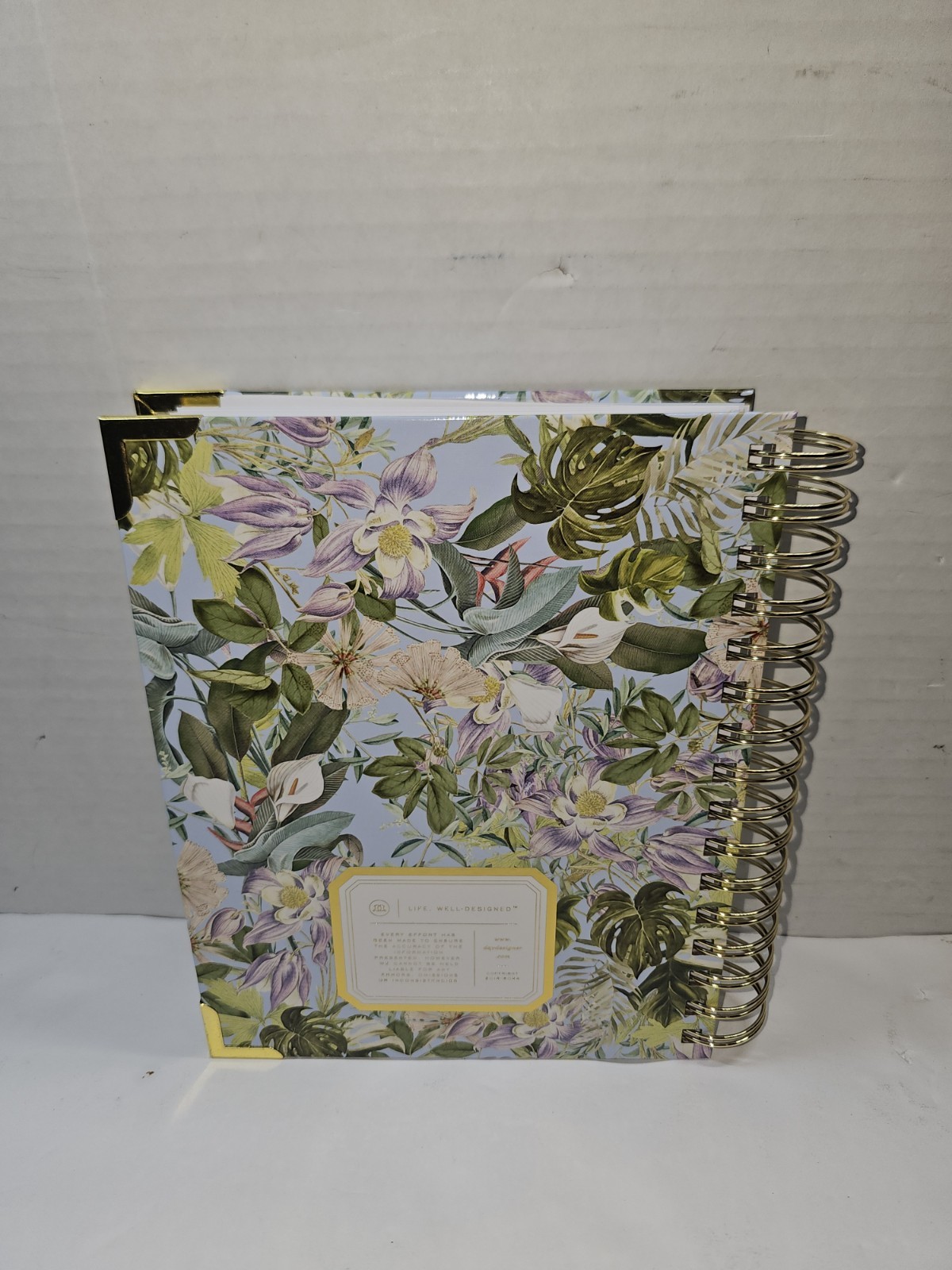 Day Designer Blue Sky 2026 Calendar Planner Daily New Year Fashion Palmetto