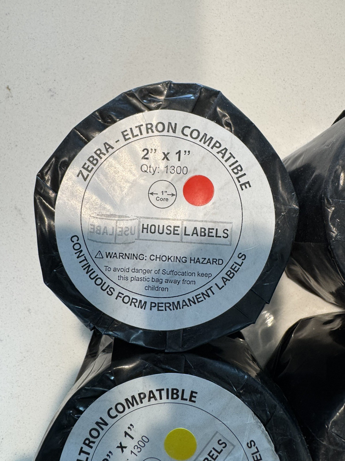 ZEBRA ELTRON Direct Thermal Labels get all labels shown