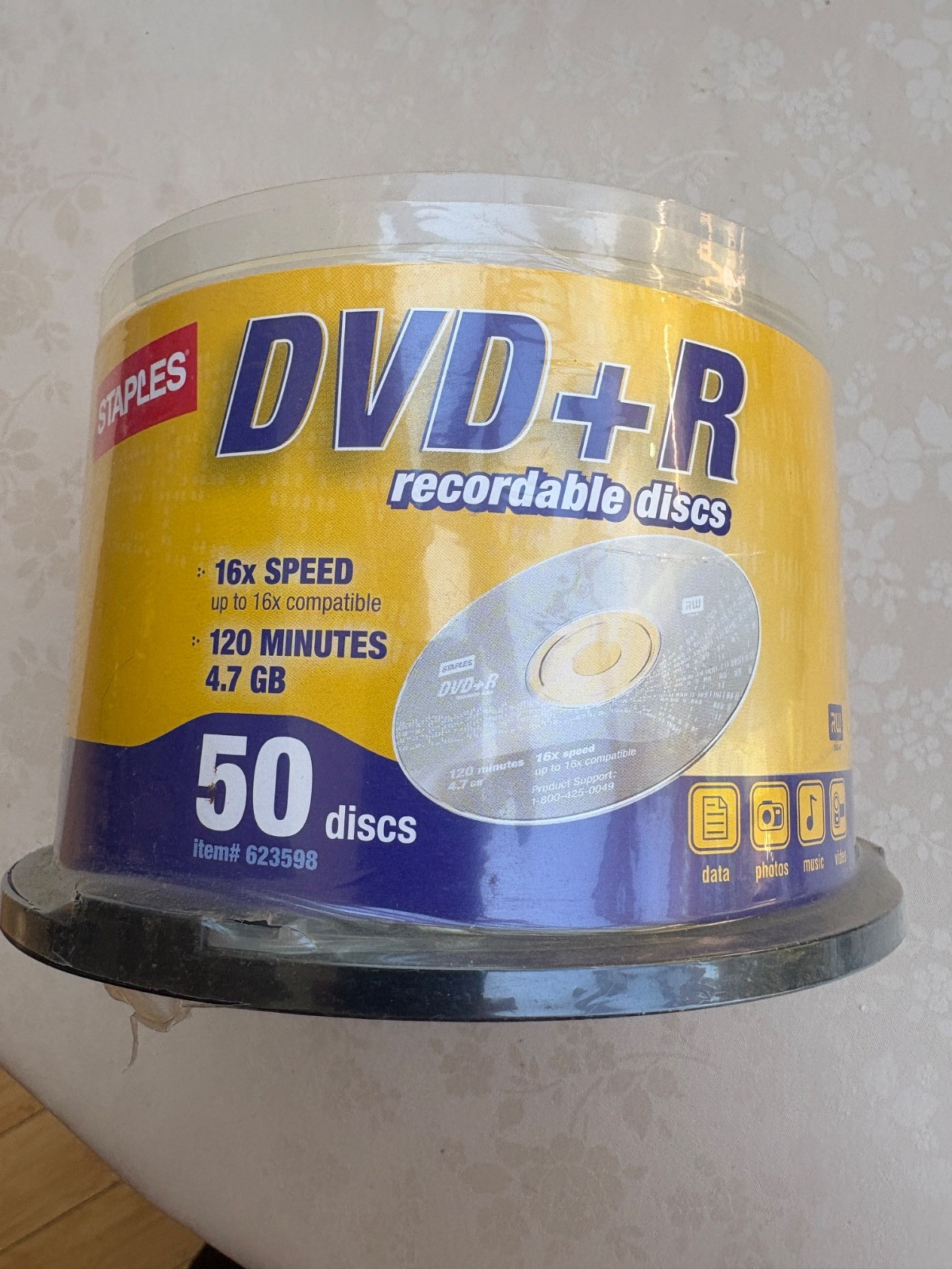 133 TOTAL PLAYO 50 PACK STAPLES 50 PACK IMIX 33 PACK DVD+R CD-R 4.7 120 & 80 MIN