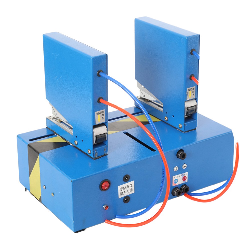 Double Stapler Machine Pneumatic Stapler Dual Head Smart Saddle Stapler Electric