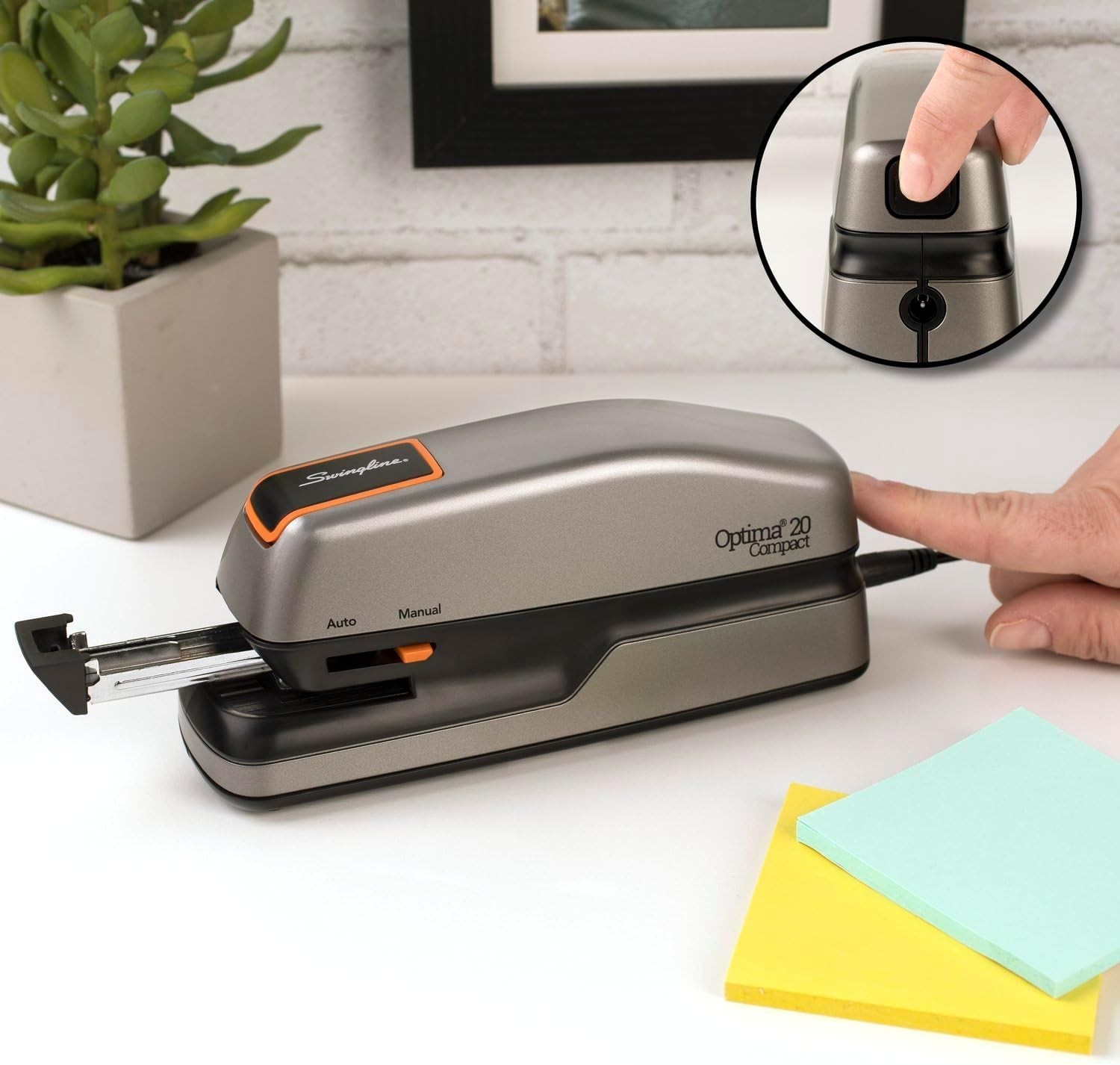 Electric Stapler, 20 Sheet Capacity, Optima 20, Jam Free, Compact, Automatic …