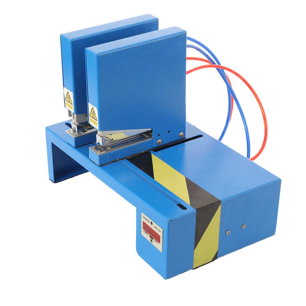 Dual Head Smart Pneumatic Stapler Electric Saddle Stapler Double Stapler Machine