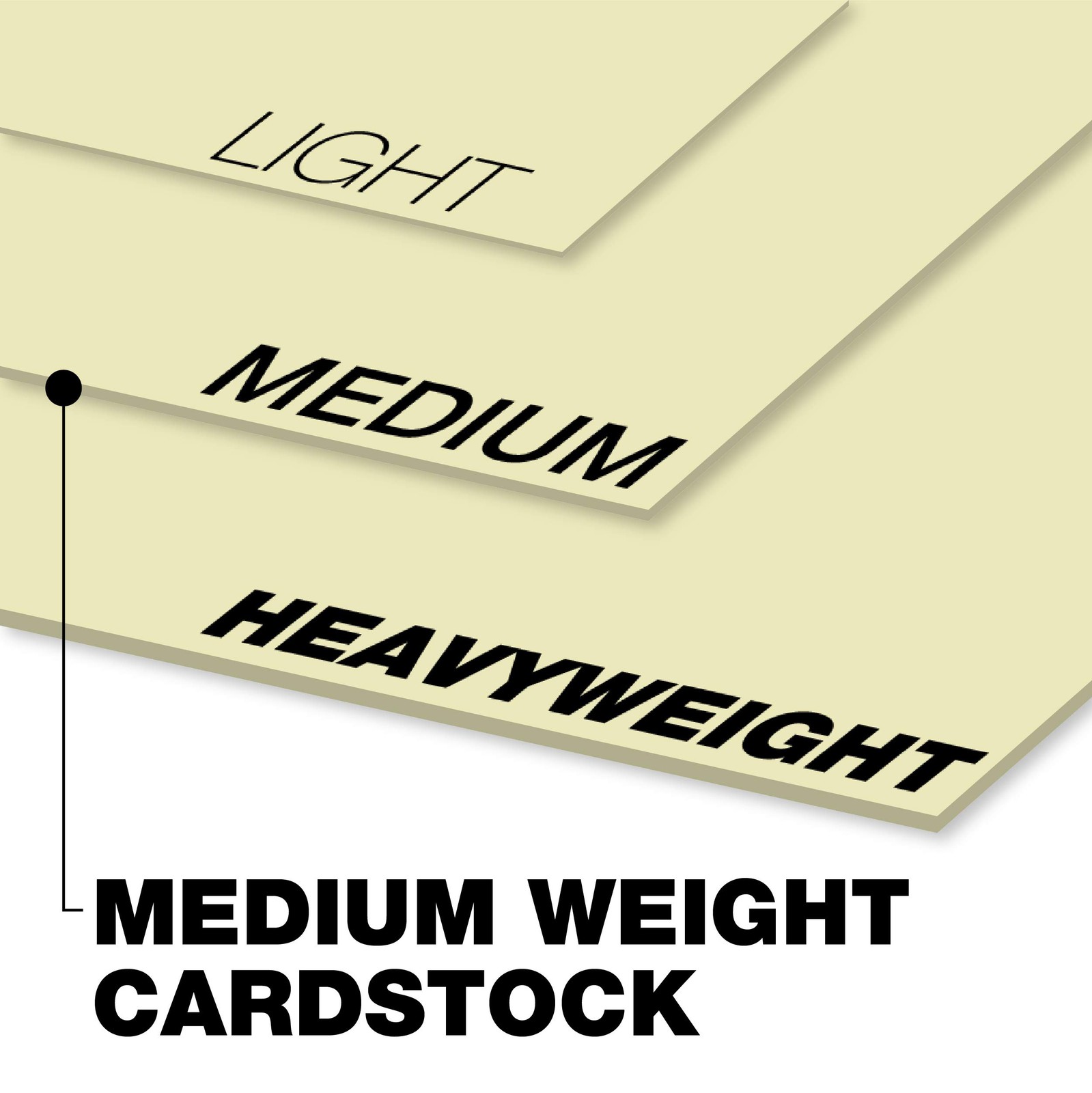Springhill 8.5” x 11” Ivory Colored Cardstock Paper, 90lb, 163gsm, 2,500 Sheets