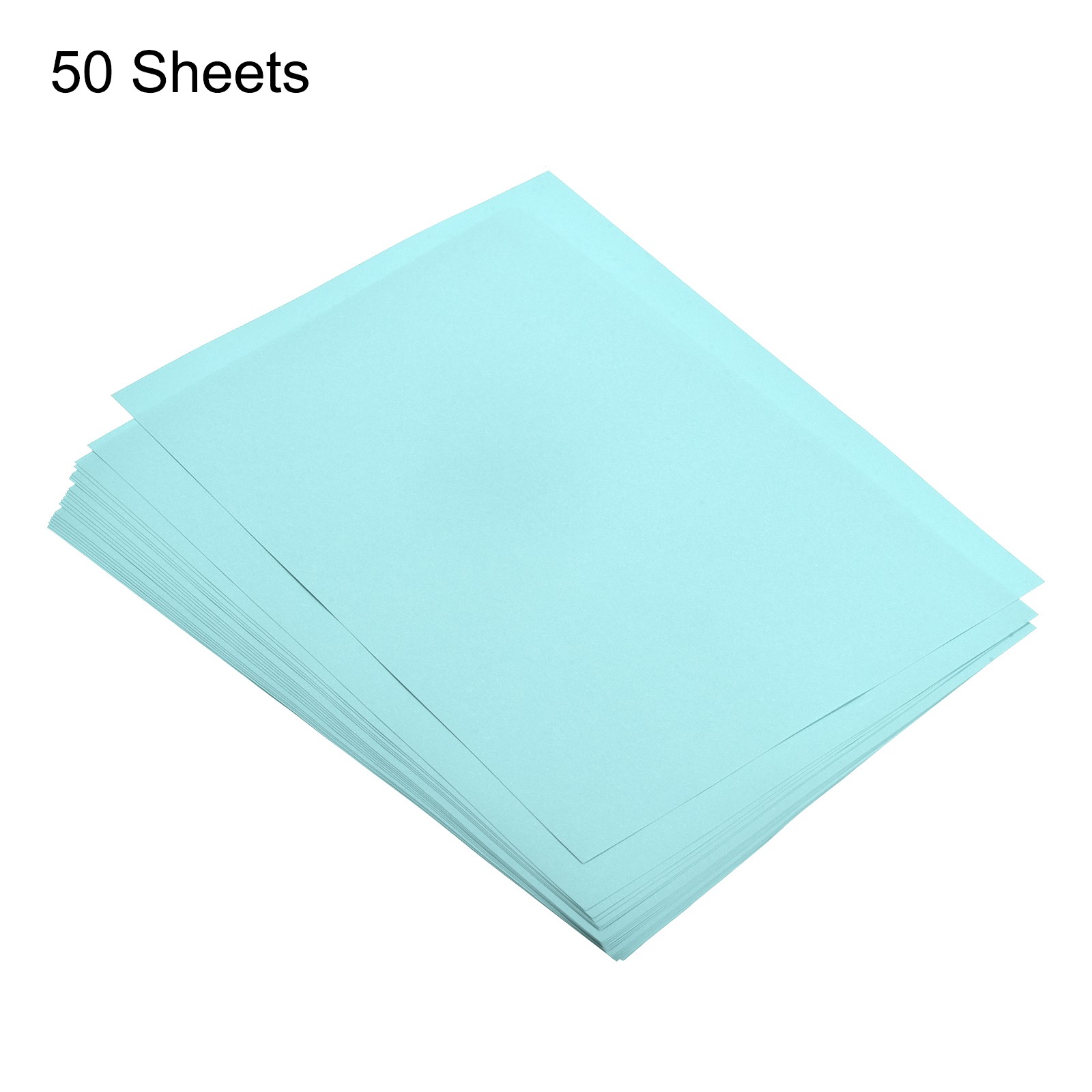 Colored Copy Paper 8.3×5.8 Inch 80gsm Light Blue 50 Sheets