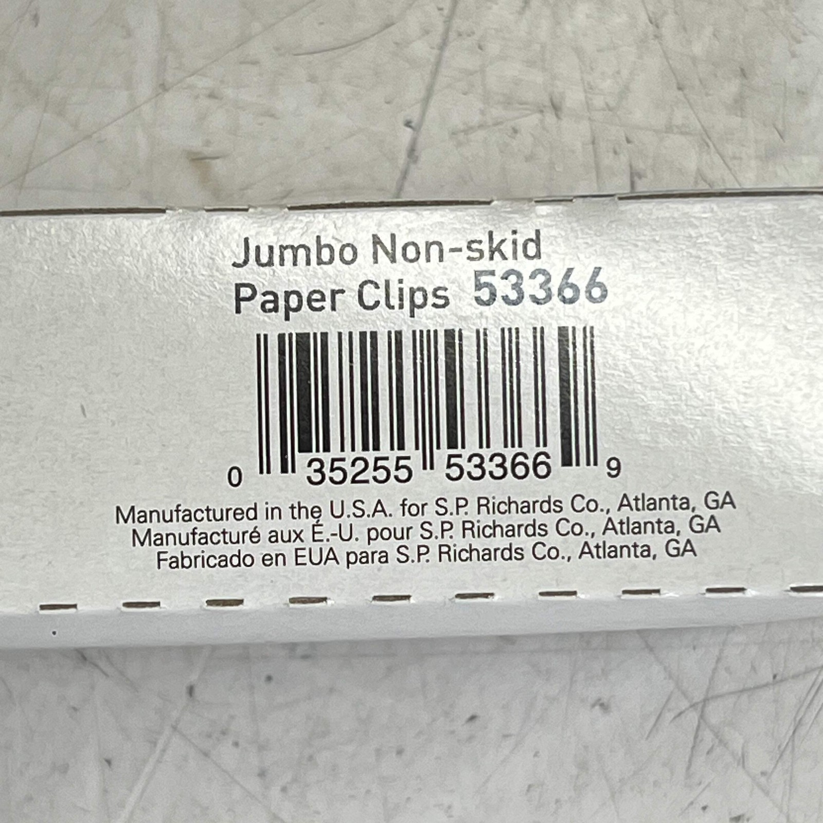 BUSINESS SOURCE (2 PACK, 100 EACH) Jumbo Non-skid Paper Clips Steel Silver