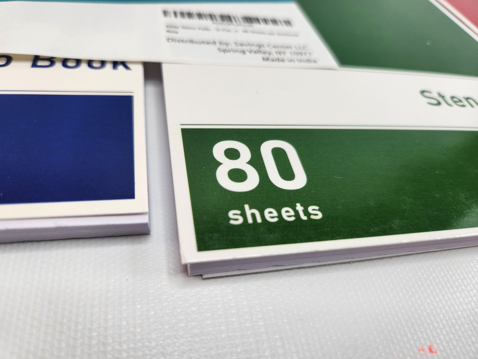 12 – Alitte Steno Pads Spiral 6″ x 9″ Assorted Colors New Gregg ruled 80 Sheets