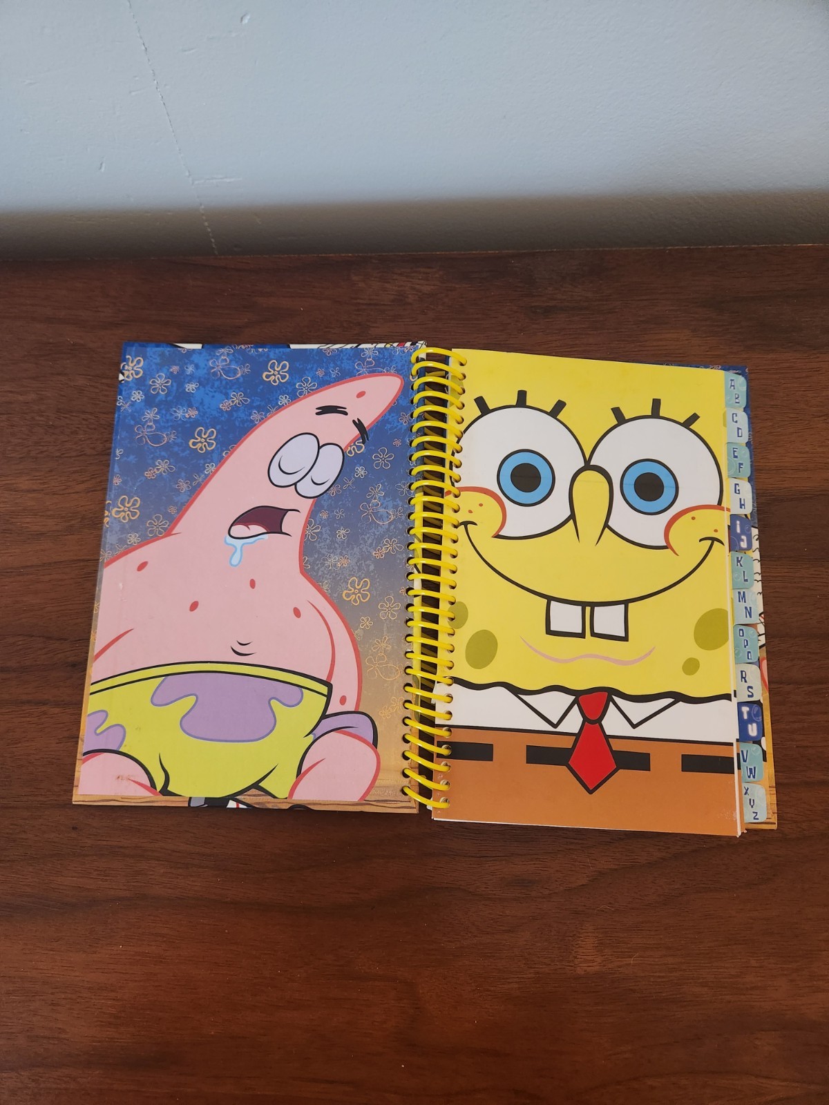 SpongeBob SquarePants Vintage Address Book Nickelodeon 2004 Patrick Viacom Y2k