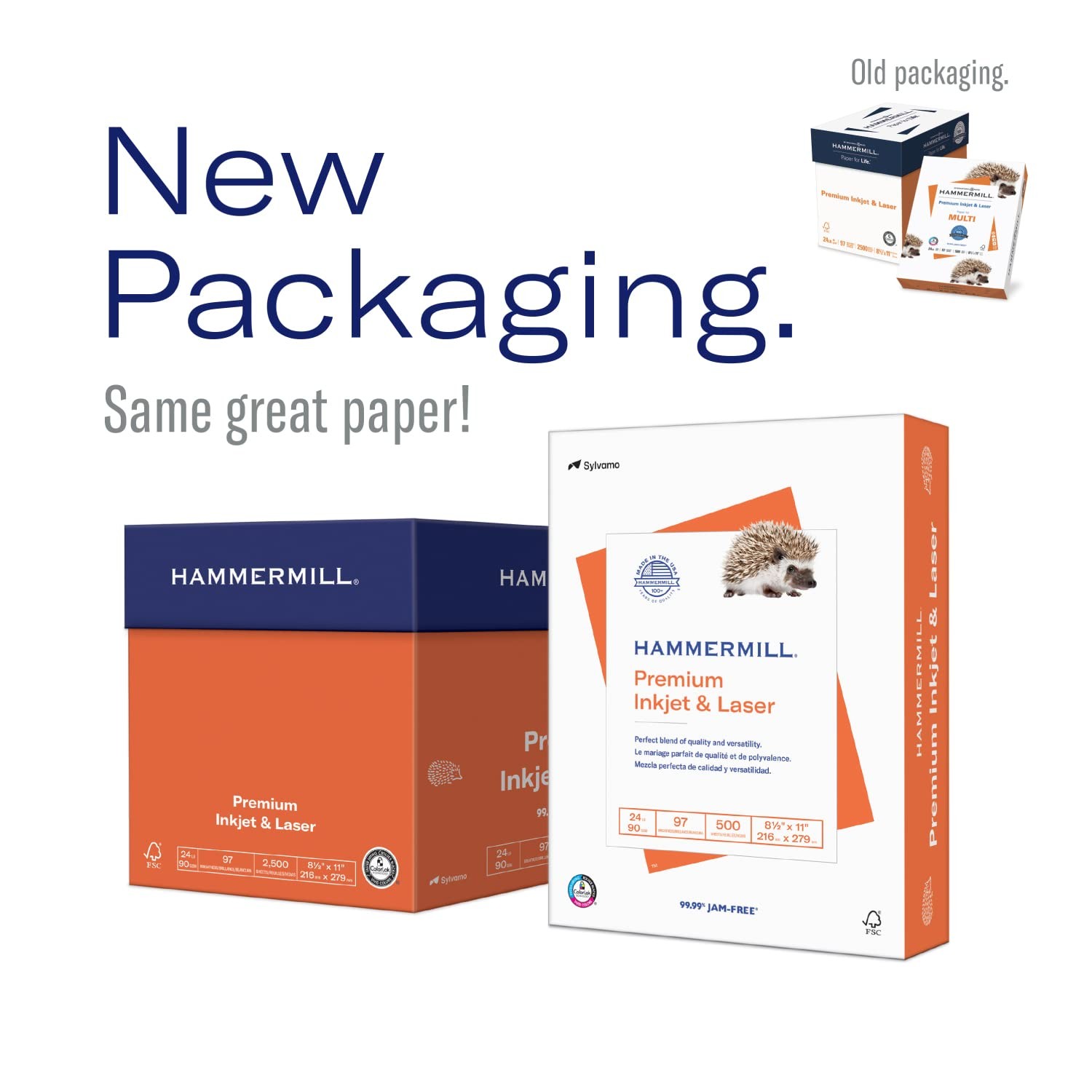Printer Paper, Premium Inkjet & Laser Paper 24 Lb, 8.5 x 11-1 Ream (500 Sheet…