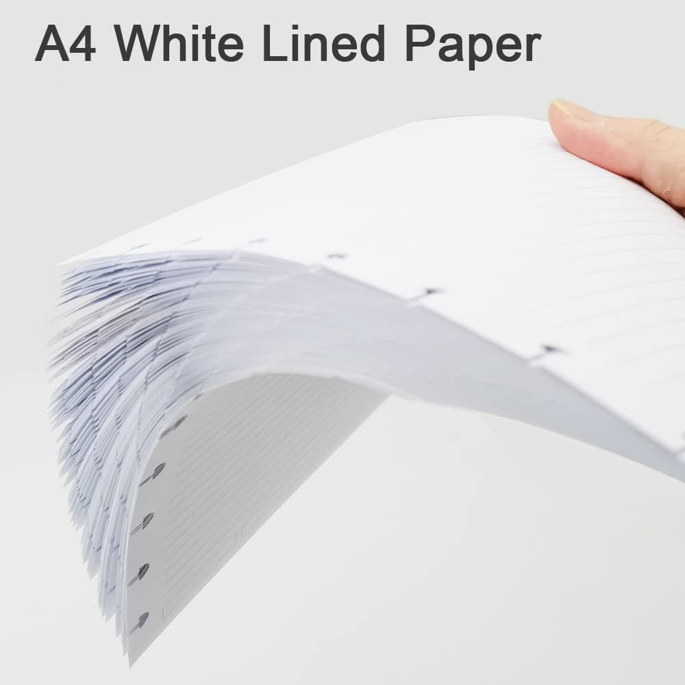 Letter Size Discbound Refill Paper Pack of 2 200 Sheets White 8.5 x 11