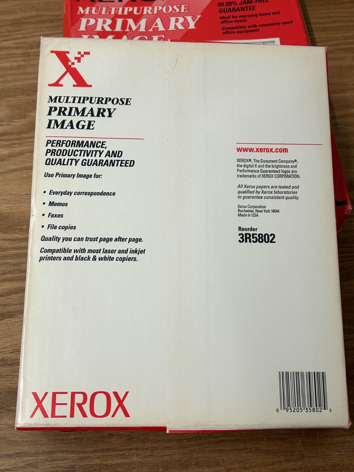 Xerox Vitality 8.5×11″ 500+ Sheets 84 Bright #3R5802 Laser Copier Inkjet Offset