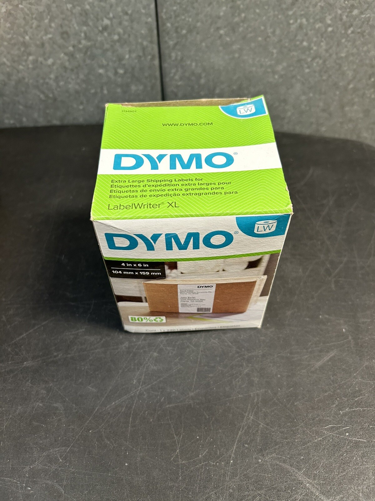 NIB Dymo LabelWriter Shipping Labels, Extra Large 4″ x 6″ – Black on White