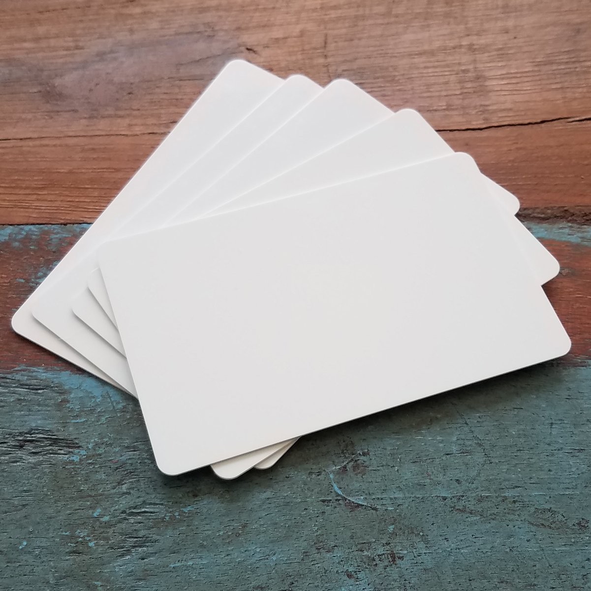Bulk 100 Pack – Premium Blank PVC Cards for ID Badge Printers 100 Pack, White