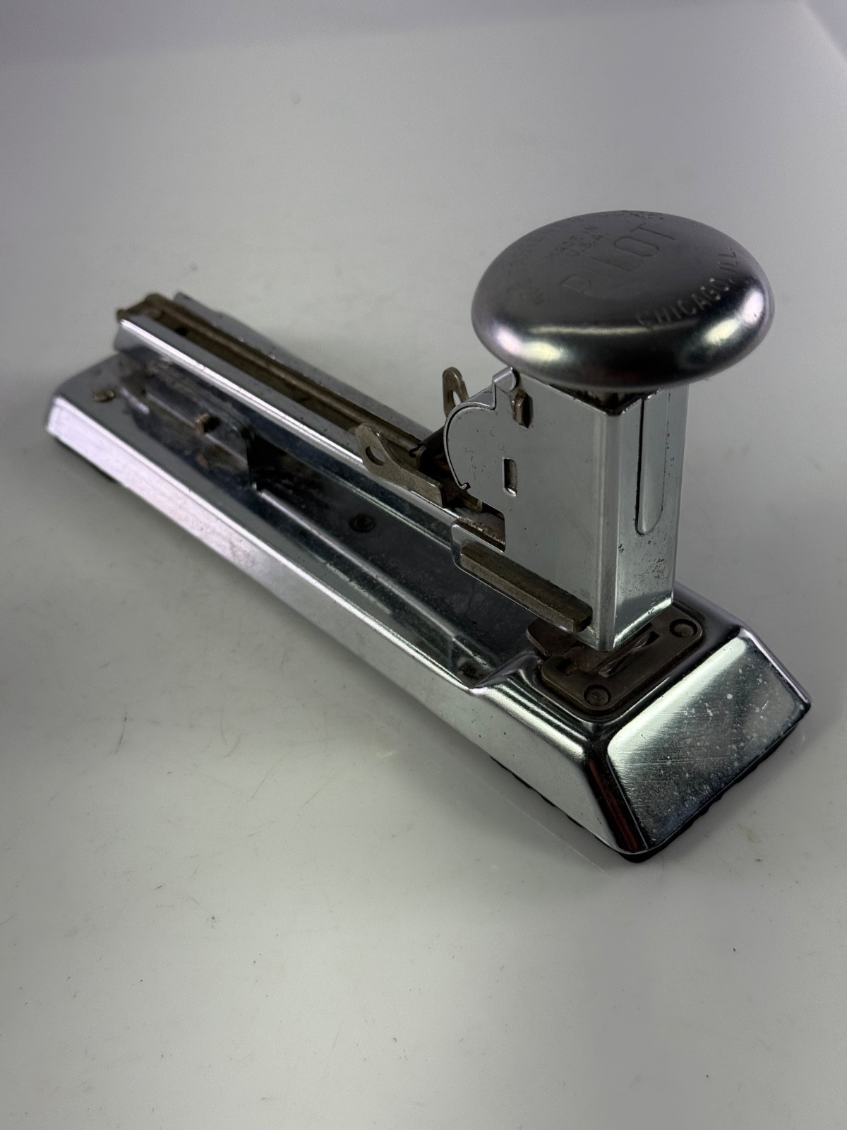 Vintage Pilot Stapler Ace Fastener Corp Chicago Illinois Model 402