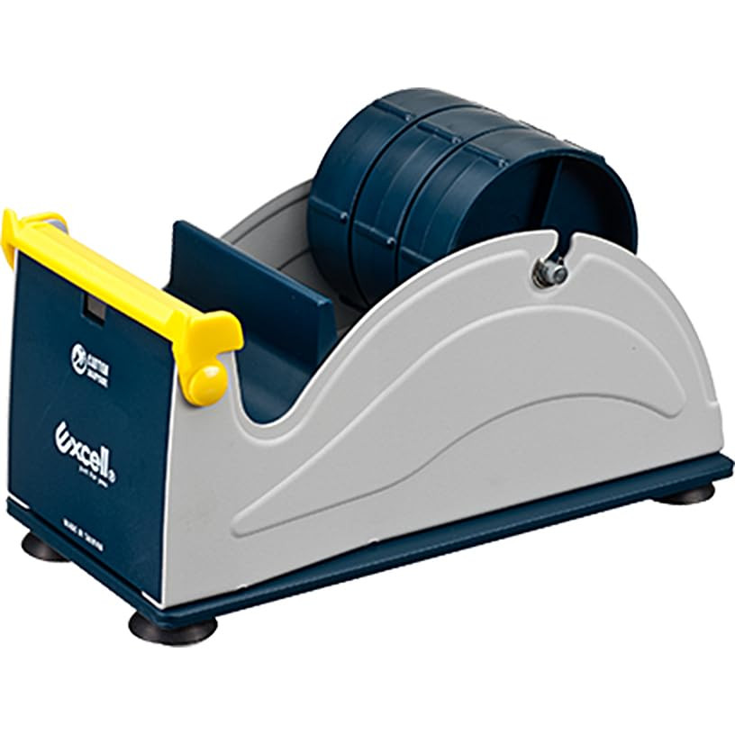 Excell EX-17/3IN JVCC EX-17 Steel Desk Top Tape Dispenser: 3″ Wide, Blue/Grey