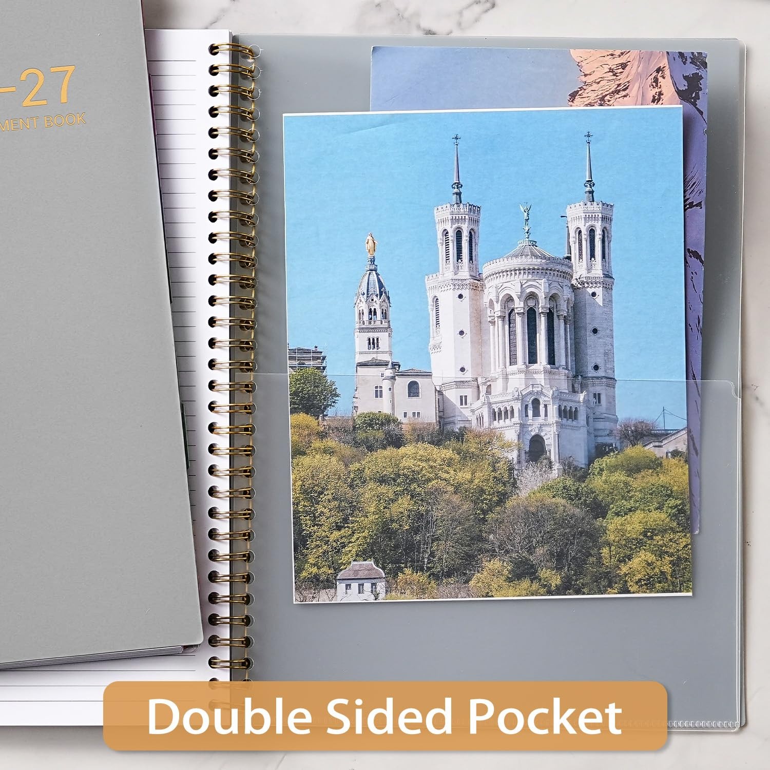 2026-2027 Appointment Book/Planner – Weekly & Monthly 9×11 inches, Grey