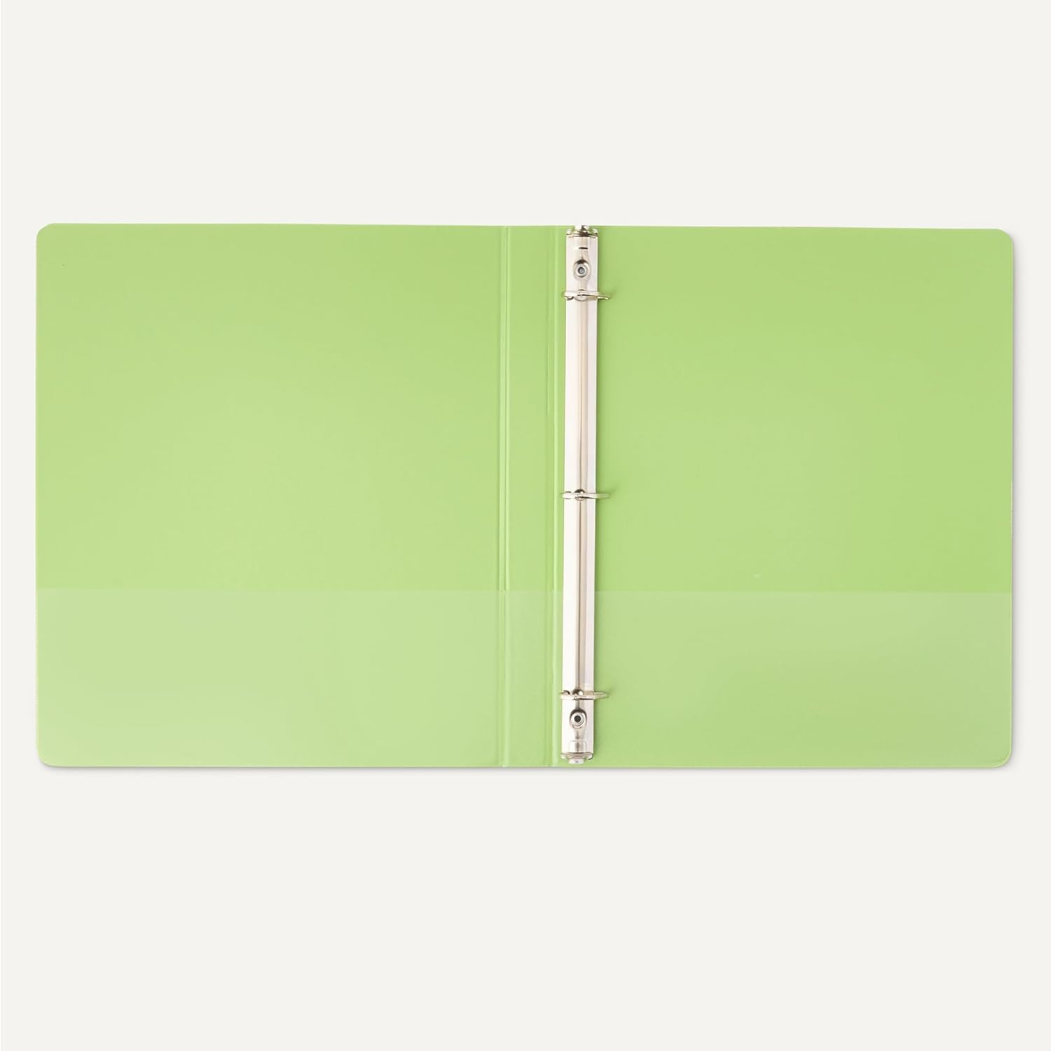 Amazon Basics Economy 3 Ring Binder, 1/2 Inch D-Ring, Easy Lock and Release, Hol