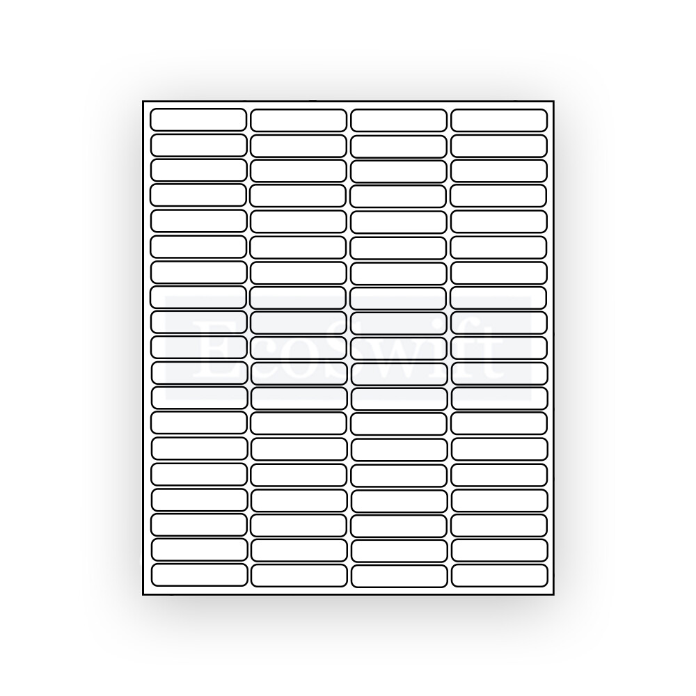 1200 1.75×0.5 EcoSwift Laser Address Shipping Mailing Labels 80/sheet 1 3/4 x1/2