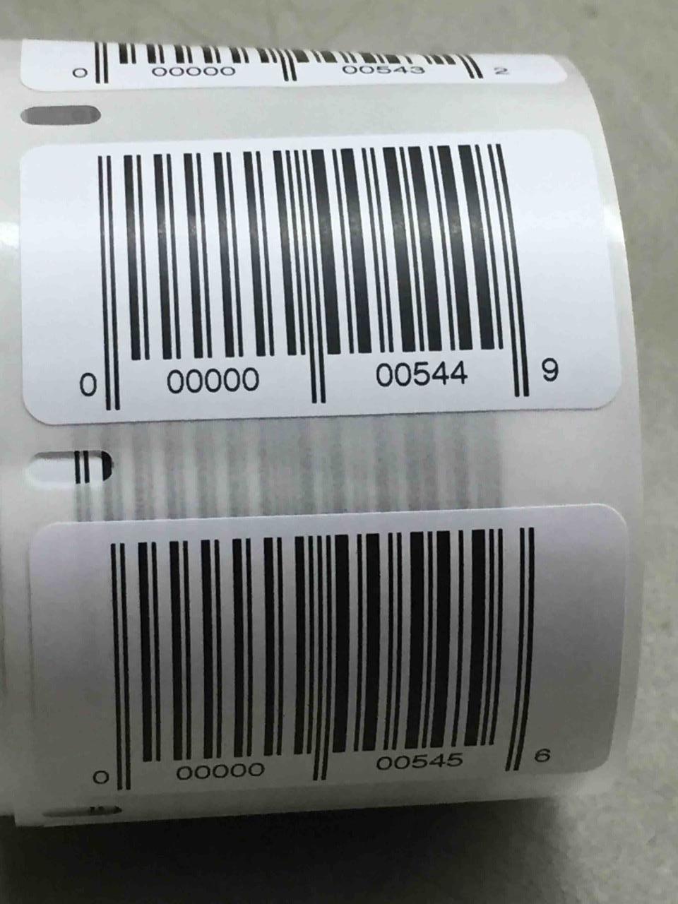 1000 Labels 2-1/4” X 1-1/4” Pre-Printed UPC CUSTOM START Consecutive Stickers