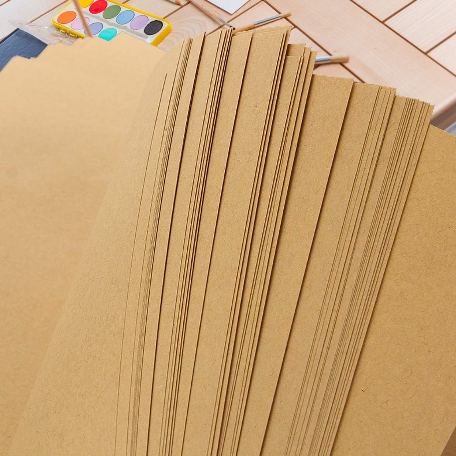 120 Sheets Kraft Paper Letter Sized (8.5X11 Inches) 120 GSM (45LB) Brown Station