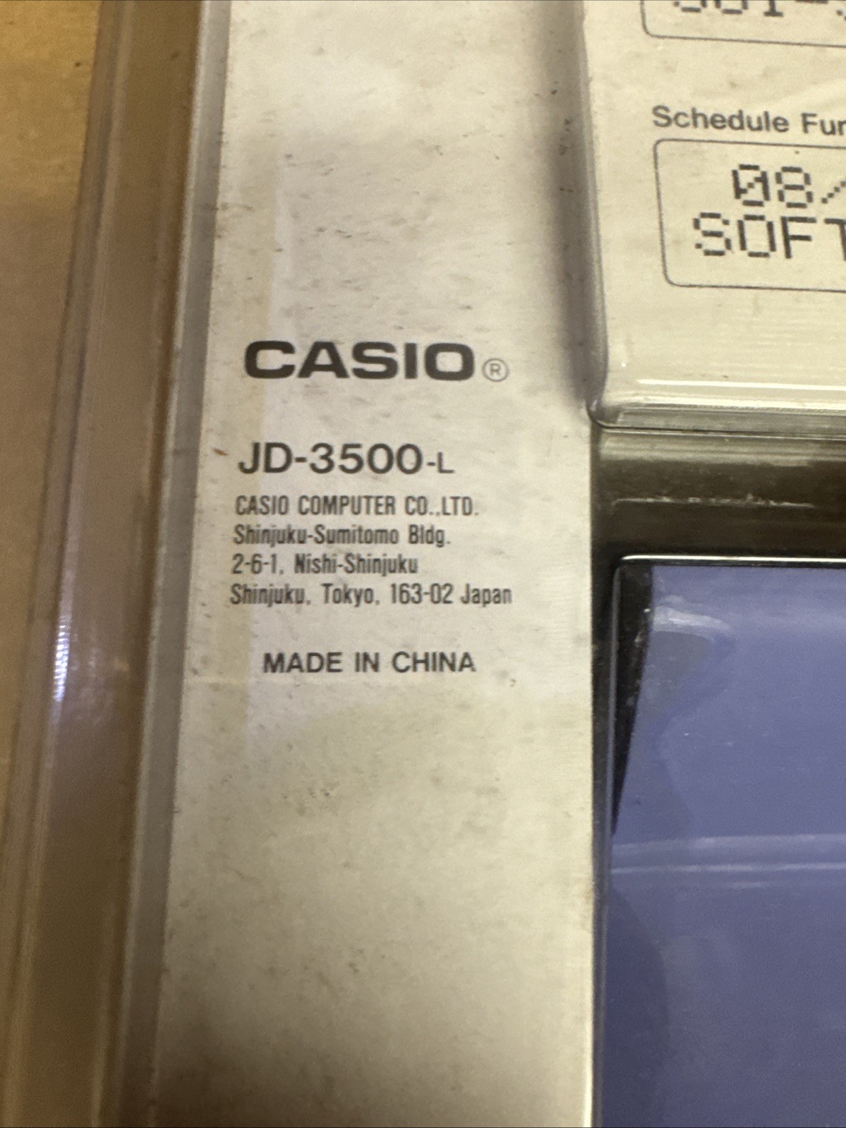 Vintage Casio Cool JD-3500 Digital Diary Message Sender Electronic Organizer NEW