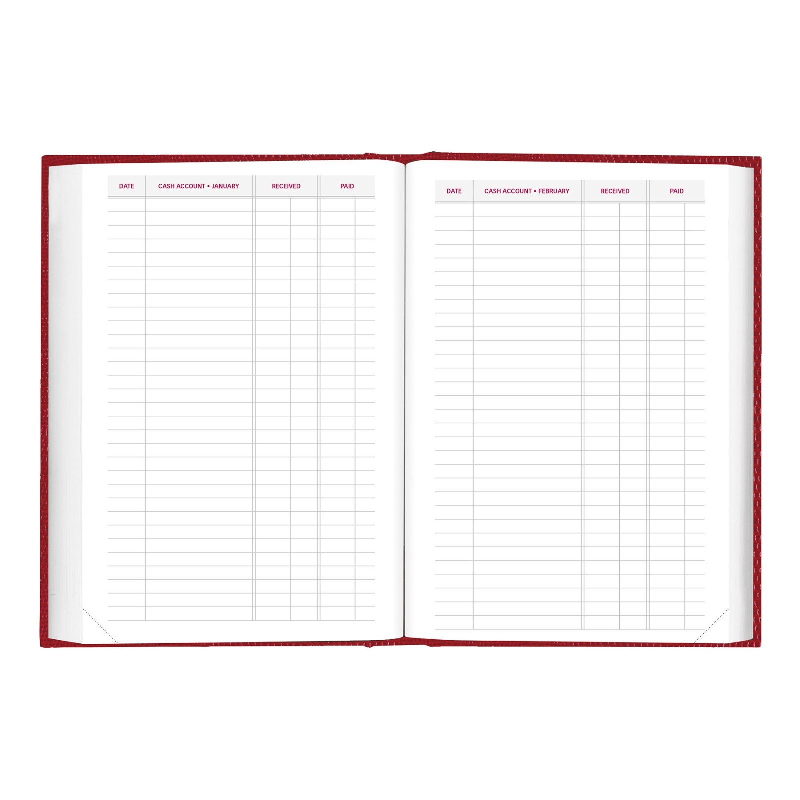2025 Brownline CB387.RED Daily Planner Diary, Hard Cover, 7-1/2 x 5″