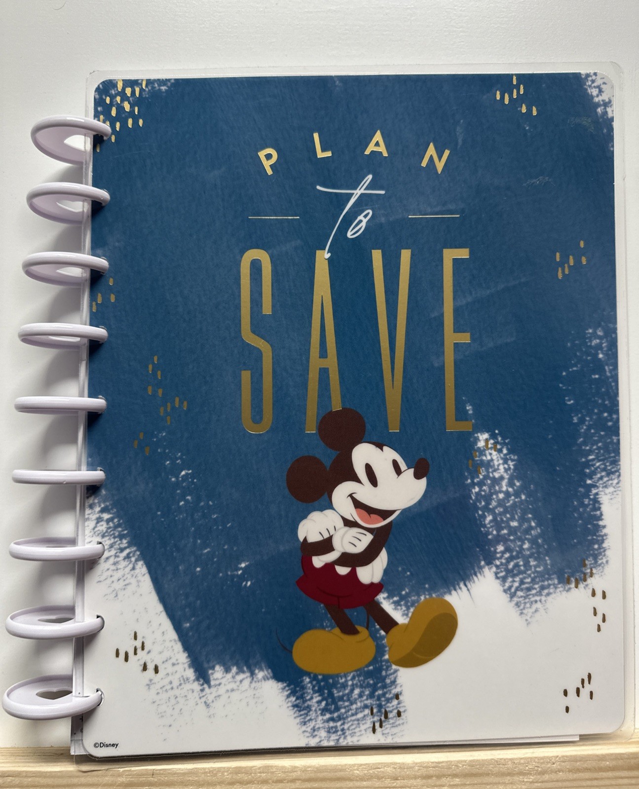 The Happy Planner Disney Plan To Save Budget Guided Journal Mickey Minnie NEW