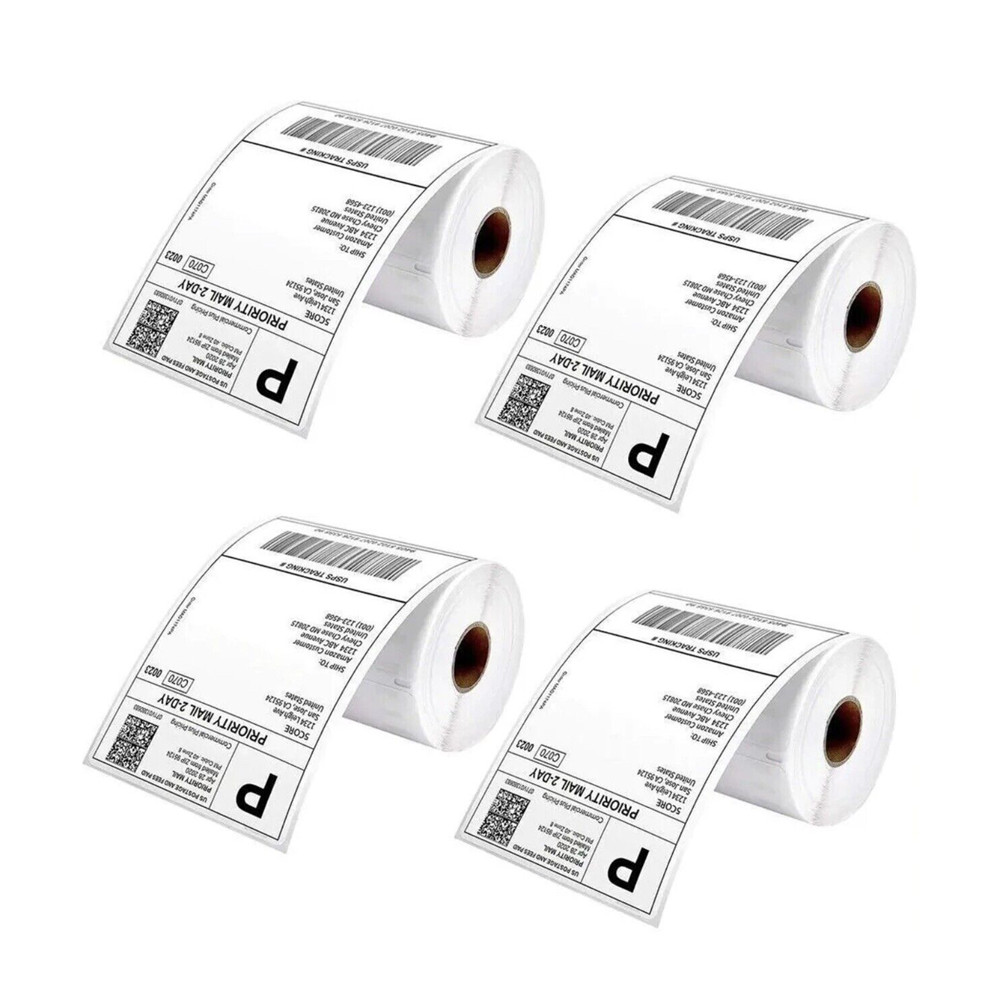 100Rolls 4×6 Direct Thermal Shipping Labels 250/Roll For Zebra 2844 Eltron ZP450