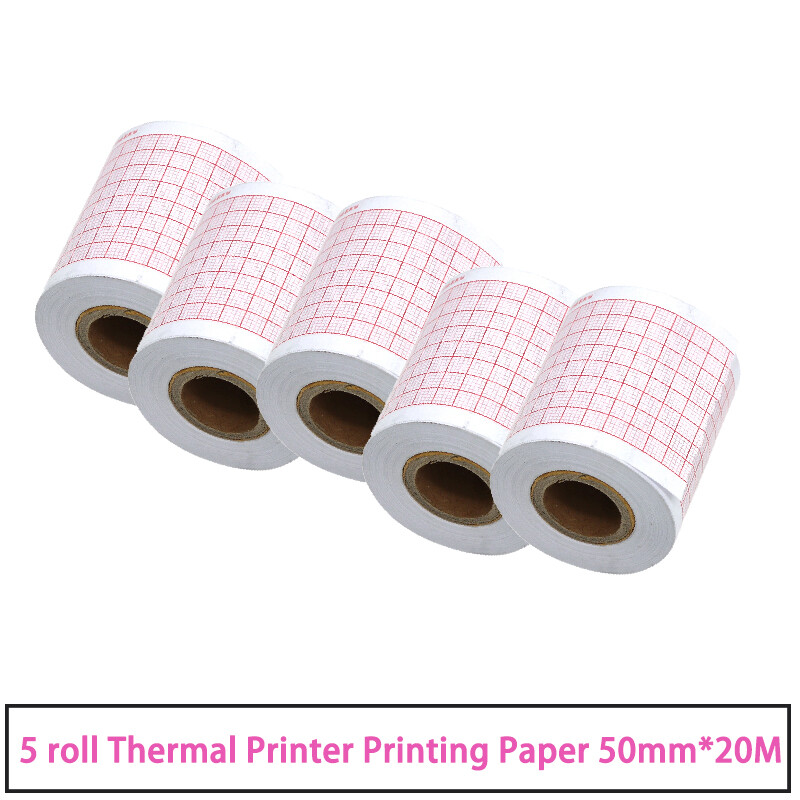 5RollThermal Printer Printing Paper for ECG Machine CE Patient Monitor 50mm*20M