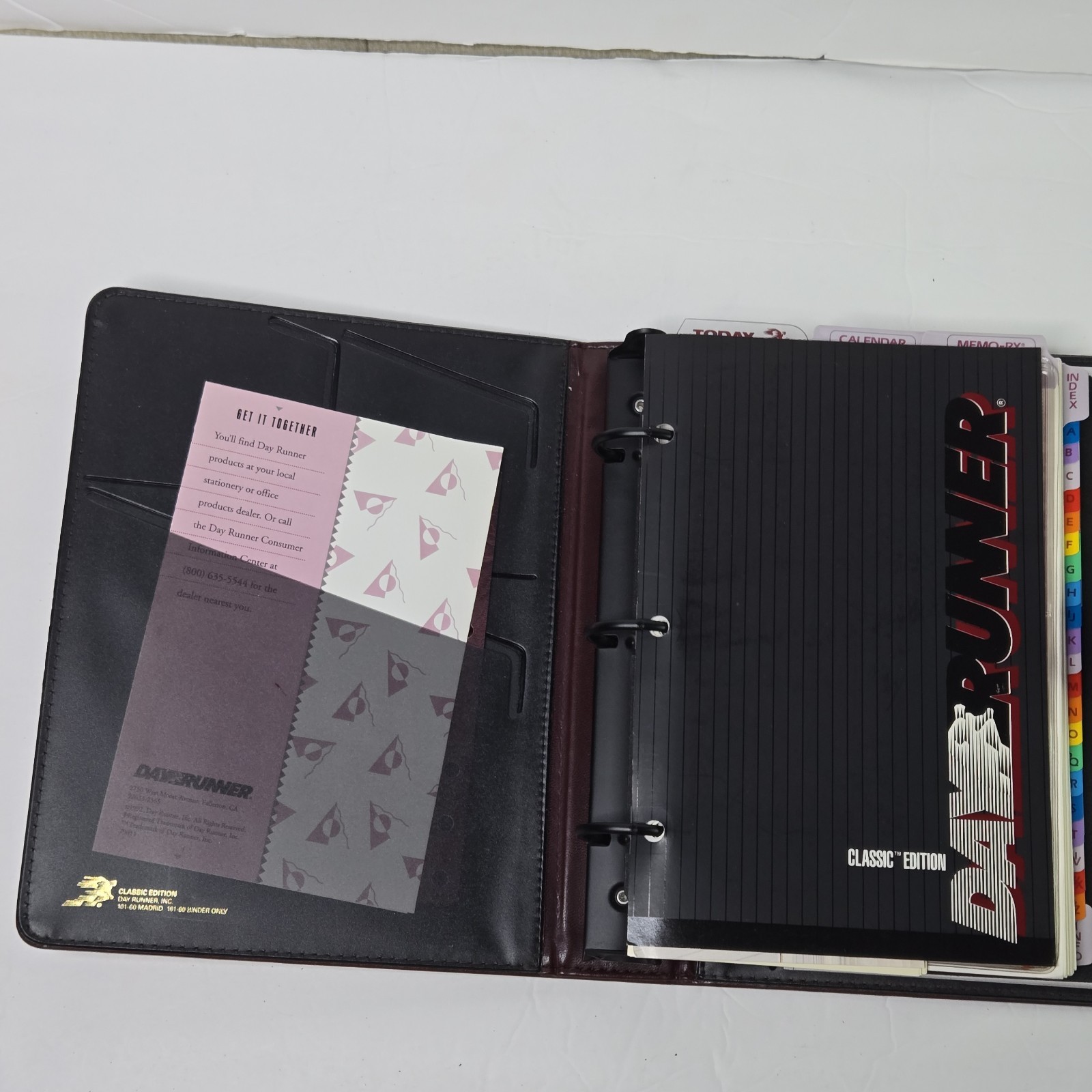 Vintage Day Runner 1994 Classic Edition Planner Organizer Goals Binder – Unused