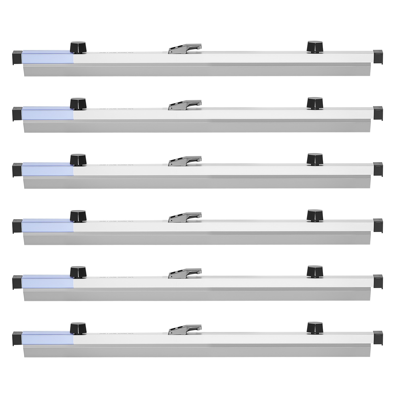 Uimoso 24-Inch Blueprint Hanging Clamps, Binding Strips, 6-Pack