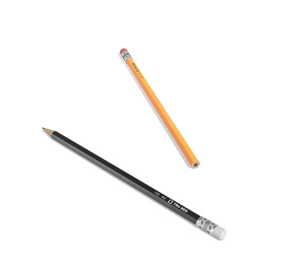 TRU RED™ Pre-Sharpened Wooden Pencil, 2.2mm, #2 Medium Lead, 72/Pack (TR58564)