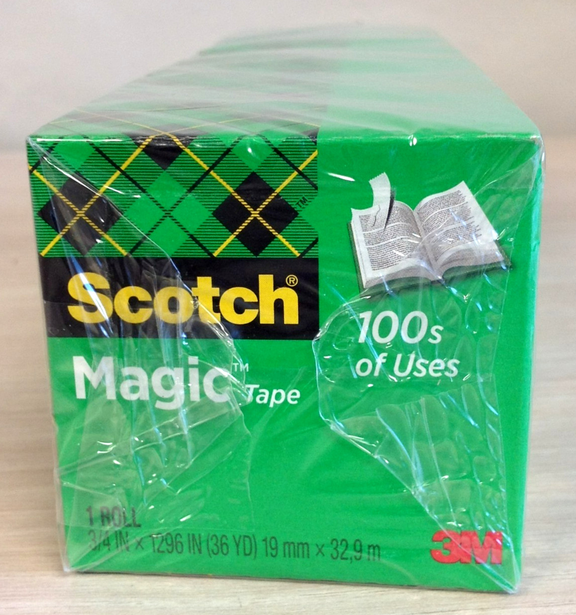 Lot of 6 Scotch Magic Tape Refills 3/4″ x 1296 1″ Core Clear Invisible MMM81034