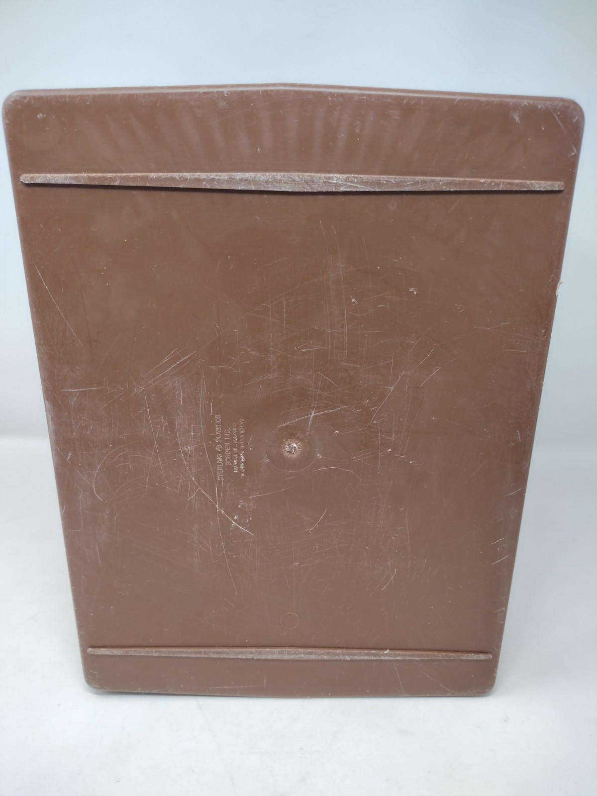 Vintage 1970’s Sterling Letter File Storage Box Handle Large Brown 294 Retro
