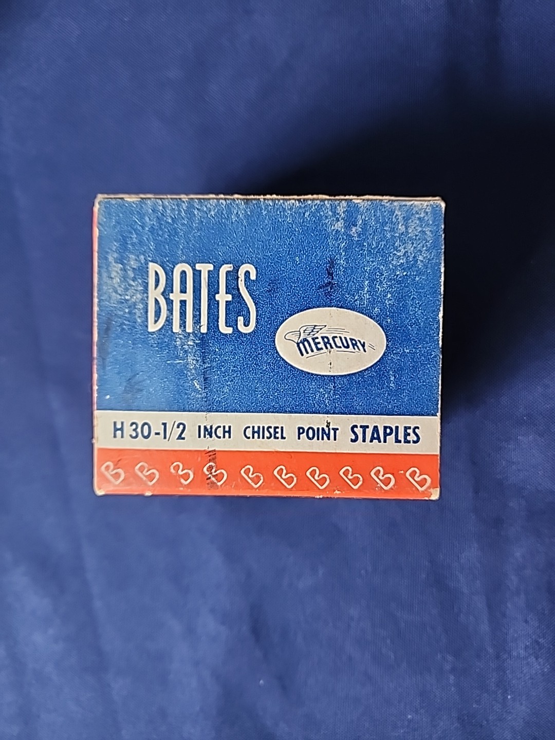 Vintage Bates Chisel Point Staples H30-1/2″ Open Box Lot Of 4