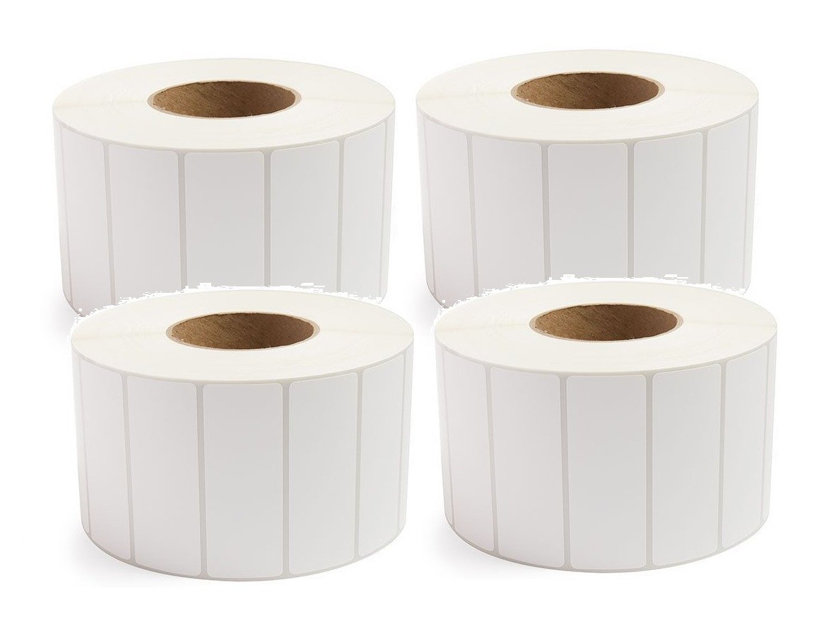 4 ROLLS 4″x1.5″ Direct Thermal Label, 3″ Core, Perforated (1 Roll/3500 Labels)