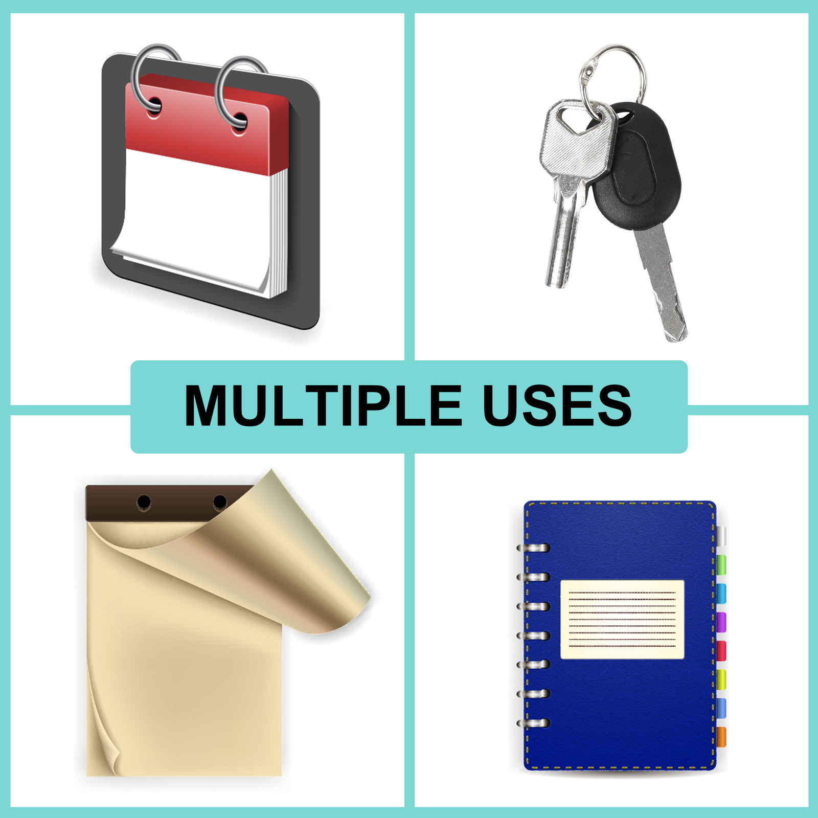 1″ Loose Leaf Binder Rings Metal 20 pcs Office Book Rings Hinge Locking Rings