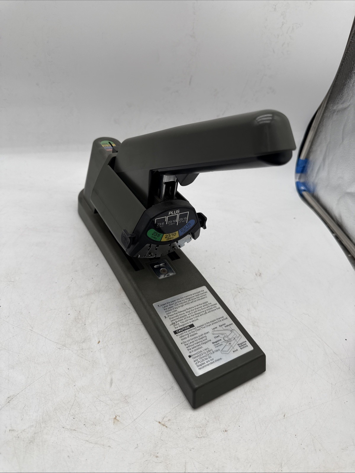 STAPLER HD (PLUS) ST-050M MULTI-MAGAZINE Holds Three Different Size Staples