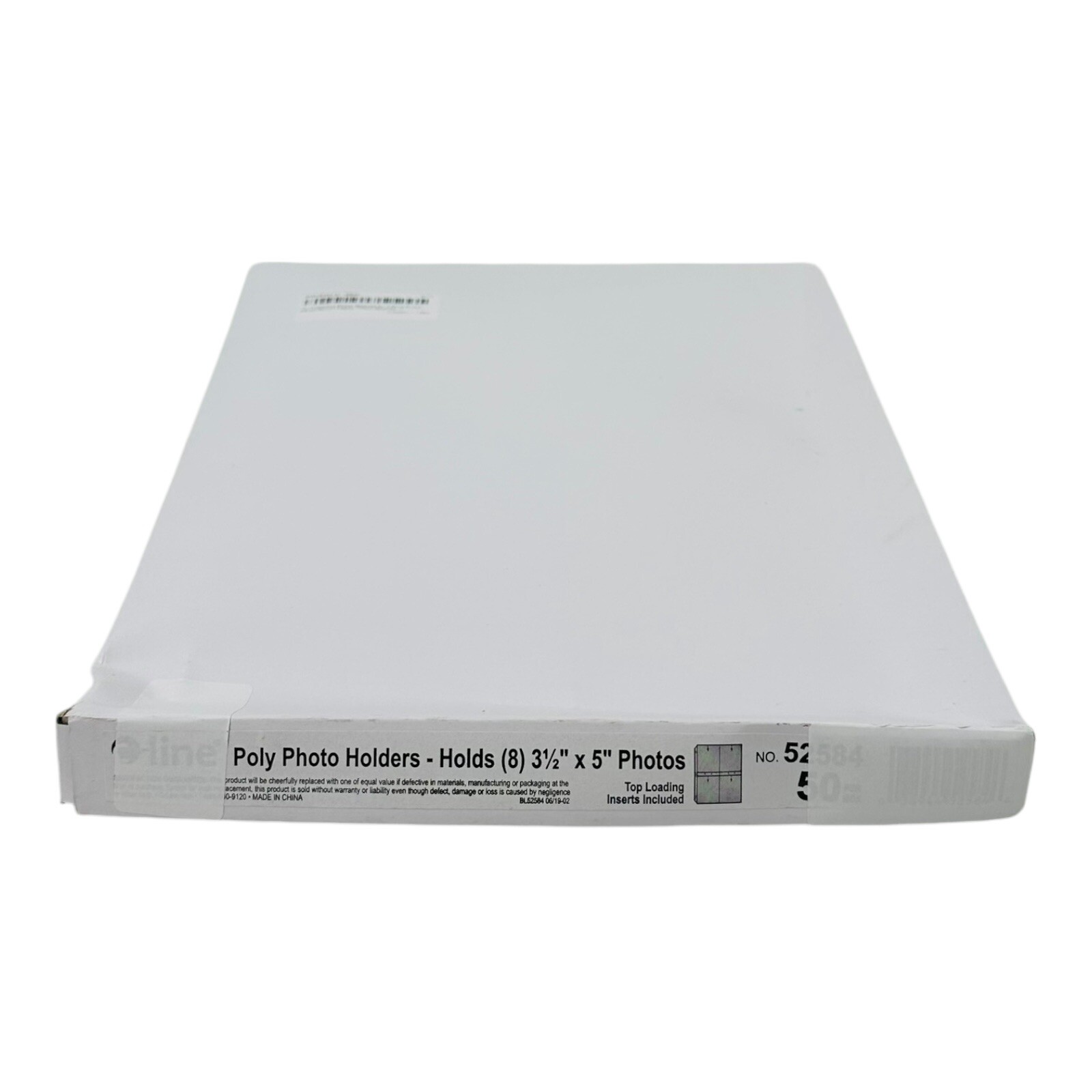50 Count C-Line Clear Photo Pages for 3.5 x 5 Photos 3-Hole Punched 11.25 x 8.13