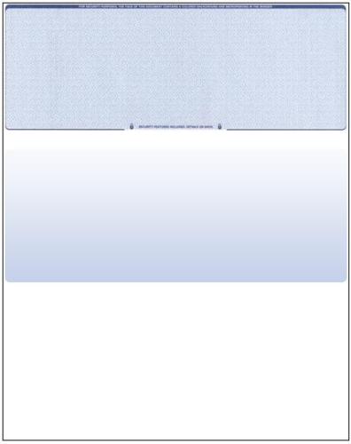 2500 Blank Check Stock – Check on Top – Blue Diamond