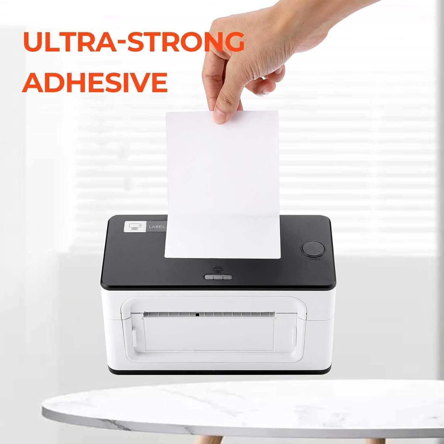 1000 4″ x 6″ Fanfold Direct Thermal Shipping Labels for Zebra & Rollo Printers