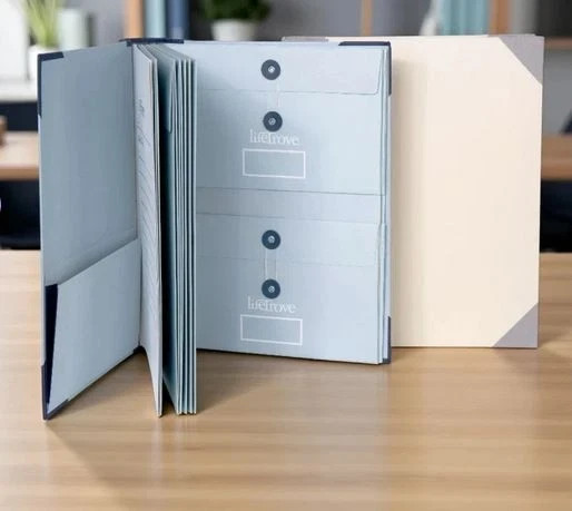 The Life Trove Document Organizer Binder for Important Documents – Yellow