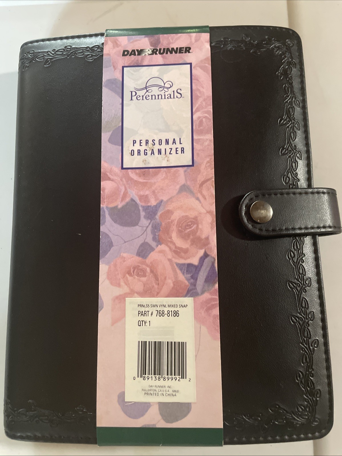 Day Runner Faux Leather Planner Binder Personal Organizer 9.25”x7”