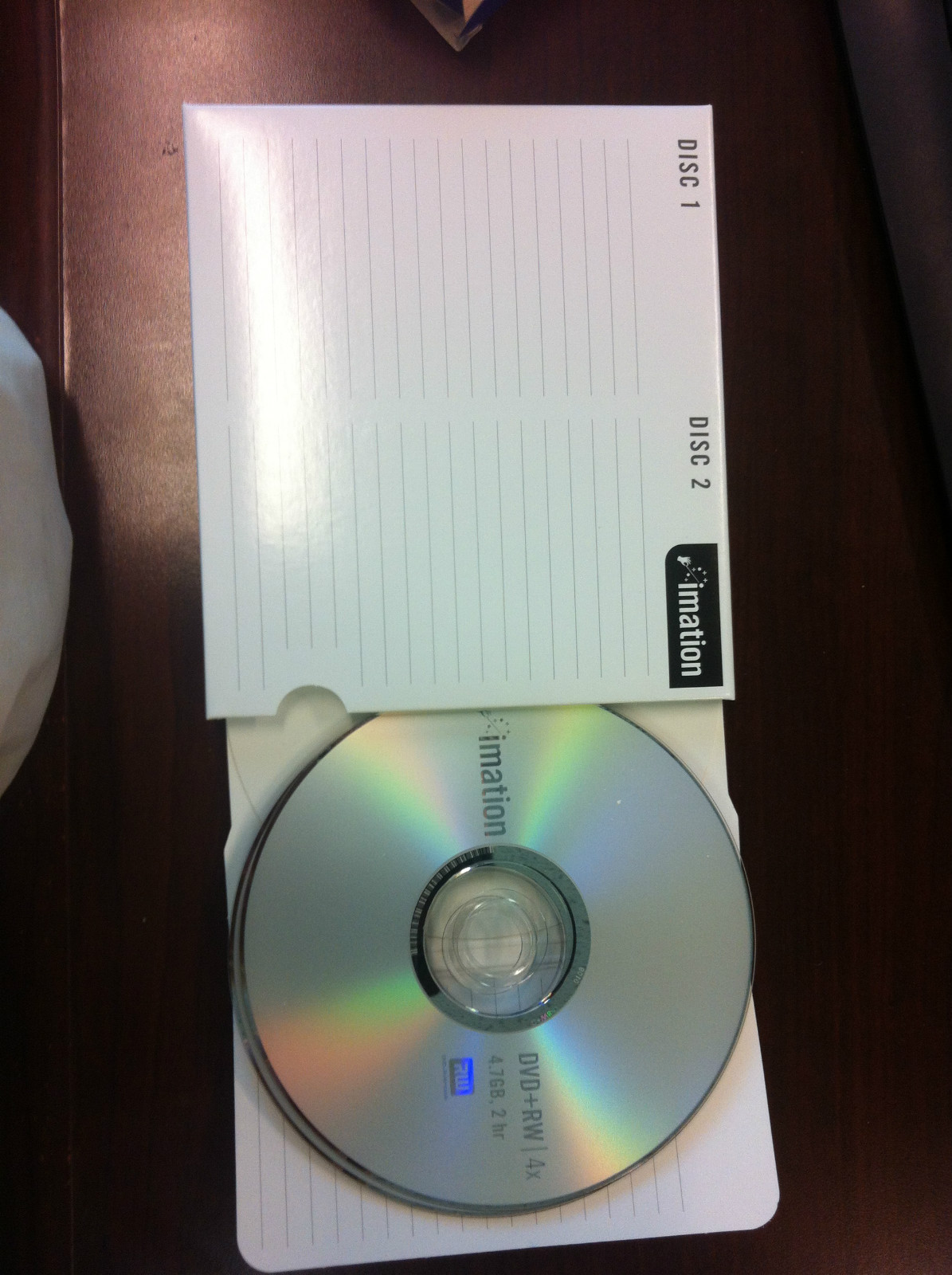 12 Imation DVD+RW 4X, 4.7GB, 2 hr with 100% Shatterproof Eco-Friendly Case