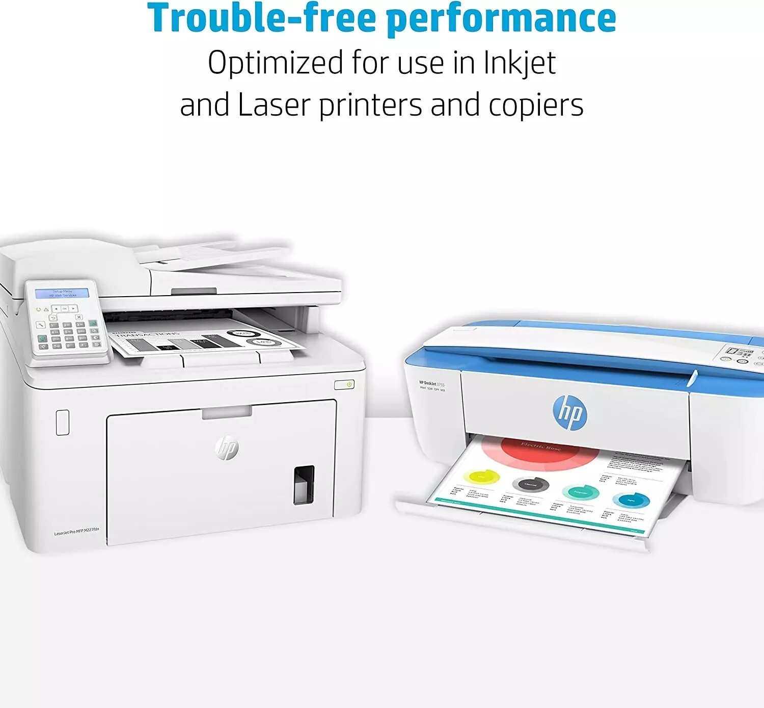 HP Printer Paper 8.5 x 11 Paper Copy &Print 20 lb 1 Ream Case – 500 Sheets