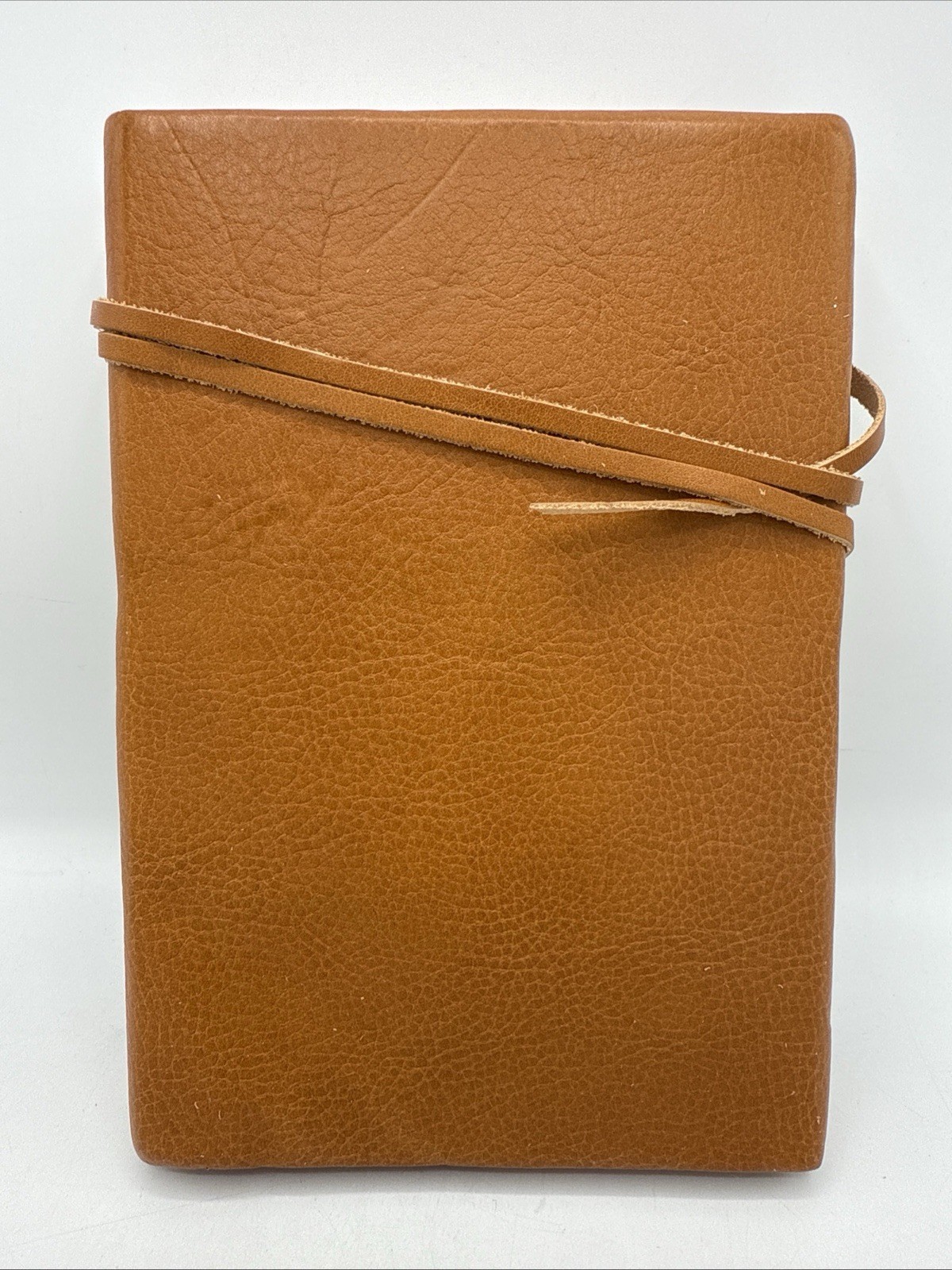 Cavallini & Co. Saddle Tan Leather Roma Lussa Journal, 6″ x 8″