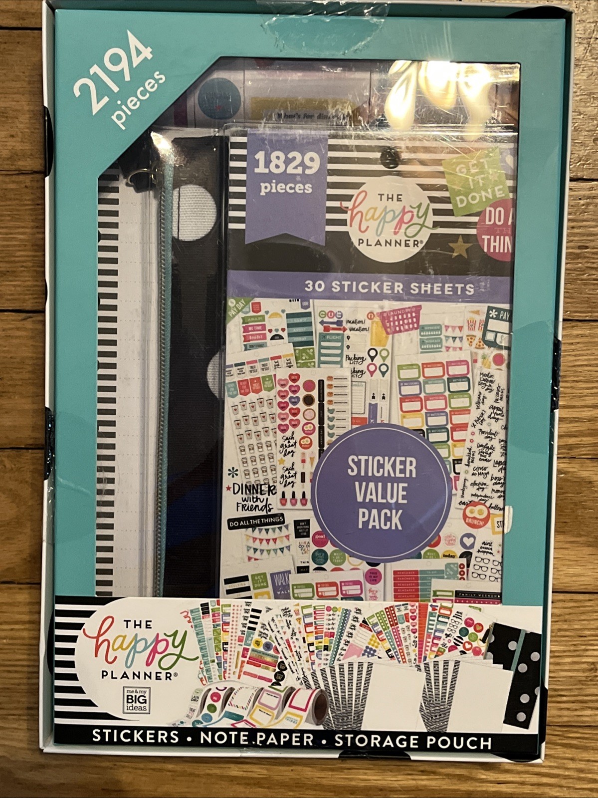 The Happy Planner 2194 Piece Accessories Pack – Tracking, Stickers, Pouch Etc.