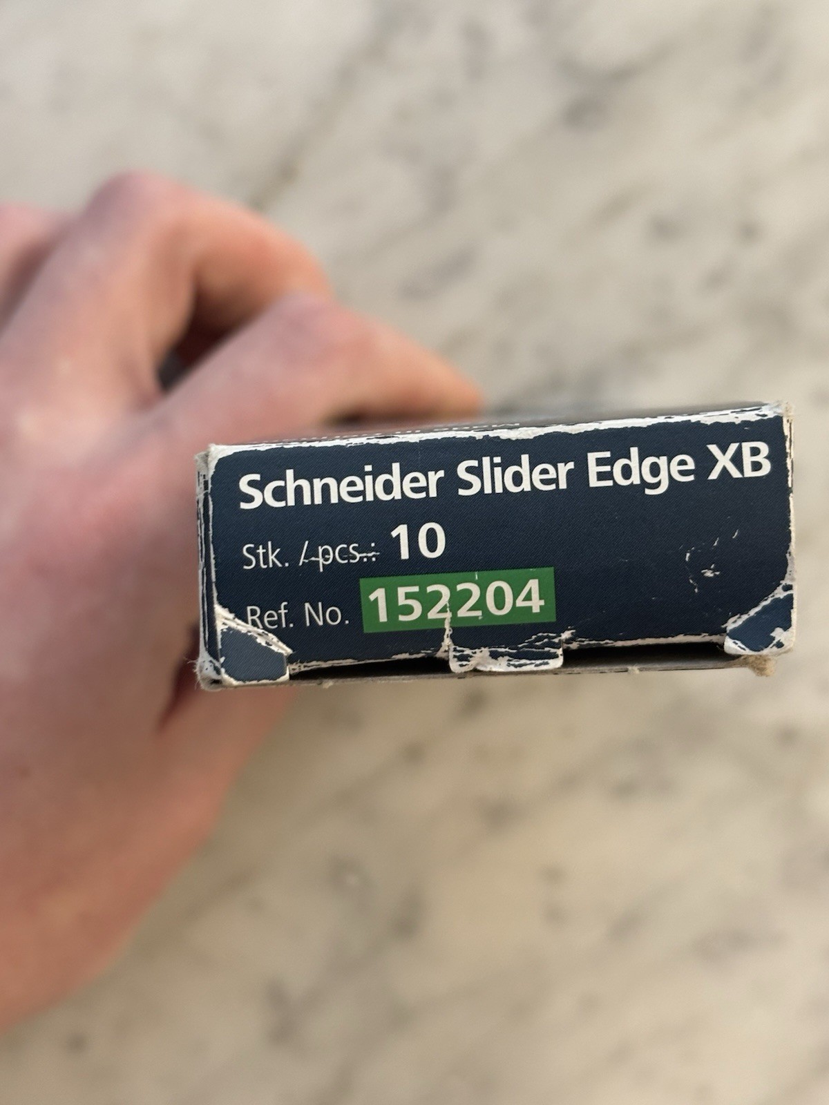 SET OF 8 SCHNEIDER BALLPOINT PEN SLIDER EDGE XB GREEN – 152204