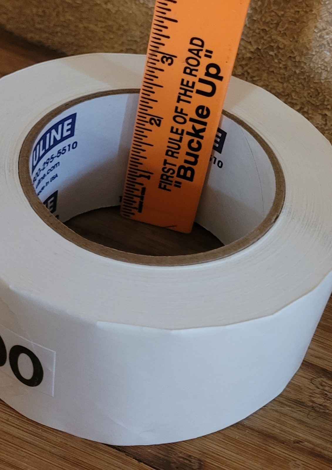 Uline 2″ Clear Round Wafer Seal Labels ~1000 Transparent Packaging Envelope Seal