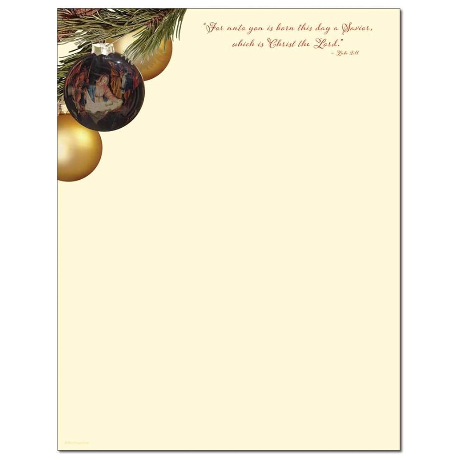 O’ Holy Family Letterhead Laser & Inkjet Printer Paper – 25 Sheets (olhx211)