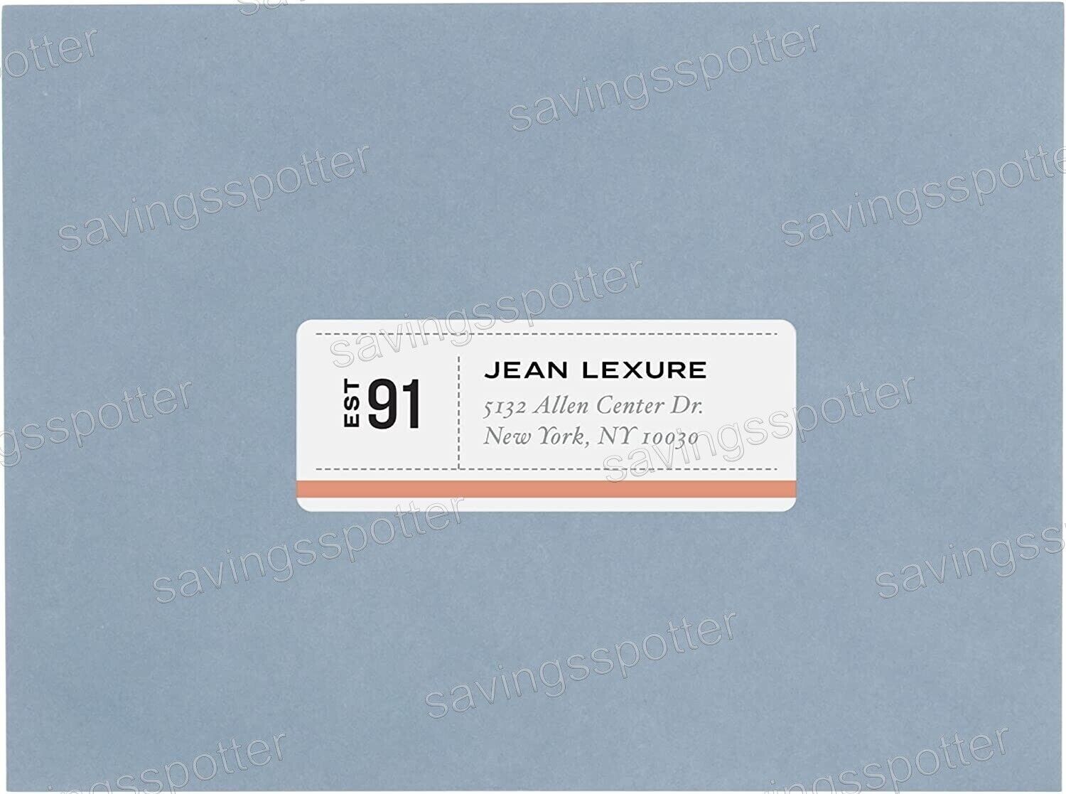 Avery 48160 address labels white ecofriendly recycled laser inkjet 1 x 2-5/8 750